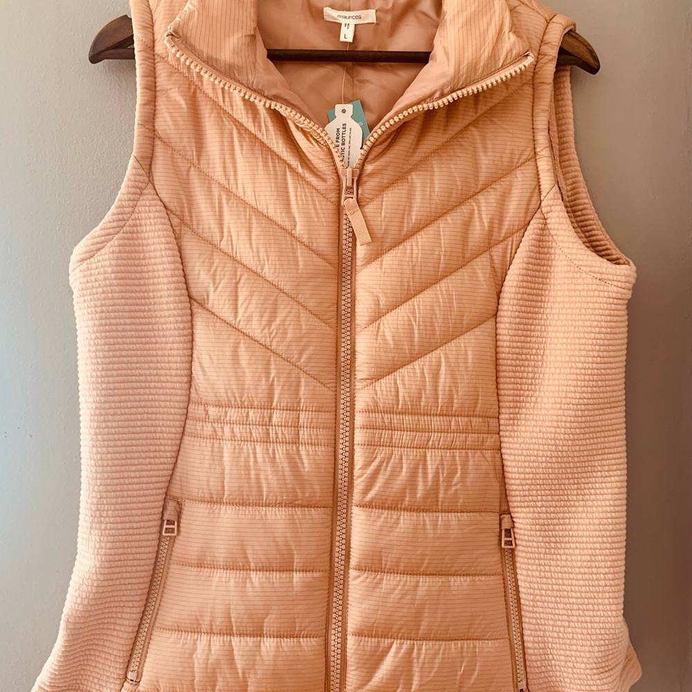 Maurices Peach Puffer Vest